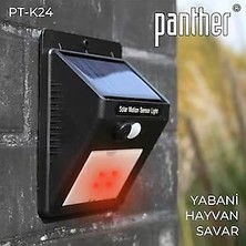 Panther PT-K24 Solar LED Sokak Lambası Yabani Hayvan Savar