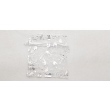 Gümüş Renk Tül Kına Kesesi 14 x 12 cm (25 Adet)