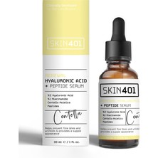 SKIN401 Yenileyici ve Yoğun Nemlendirici %2 Hyaluronik Asit + Peptit Serum 30 ml