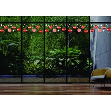 Yeni Yıl Merry Christmas Parti Malzemeleri Cam Duvar Sticker Setleri