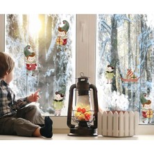 Merry Christmas Şirin Figürler Yılbaşı Sticker Setleri - Yılbaşı Seti