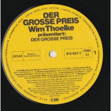 Alithestereo Der Grosse Preis - Wim Thoelke Präsentiert Ihr Wunschkonzert Vinly Plak Alithestereo