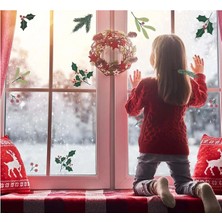 Merry Christmas Şirin Figürler Yılbaşı Sticker Setleri - Yılbaşı Seti