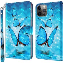 X-Step iPhone 15 Pro Cüzdan Kılıfı, 3D Pu Deri Stand Telefon Kapağı Kayışlı (Yurt Dışından)