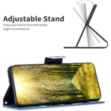 X-Step iPhone 15 Pro Desen Baskı Pu Deri Stand Cüzdan Kılıfı (Yurt Dışından)