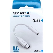 Meizu Note 9 Uyumlu Type-C To 3.5 mm Jack Kulaklık Çevirici Aux Dönüştürücü Adaptör