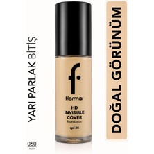 Flormar Invisible Cover Hd Hafif Yapılı & Yarı Parlak Bitişli