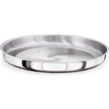 Kapp Yuvarlak Çelik Tepsi 45 cm