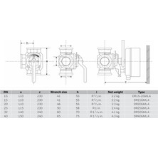 Honeywell Resideo Centra Üç Yollu Dişli Motorlu Vana DN32 - DR32GMLA