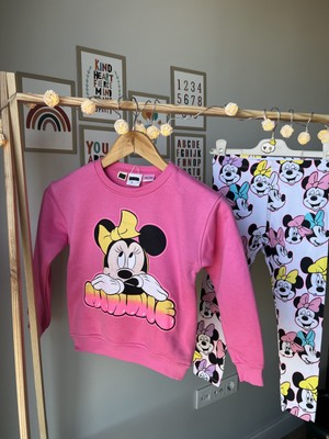 Yaze Kids Yazekids Minnie Taytlı Kız Çocuk Takım