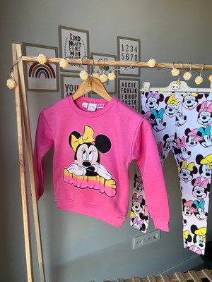 Yaze Kids Yazekids Minnie Taytlı Kız Çocuk Takım