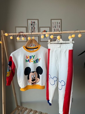 Yaze Kids YazeKids Hey Mickey Çocuk Eşofman Takımı