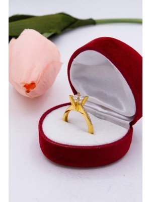 Latif Kuyumcu 22 Ayar Altın Tektaş Kadın Yüzük LKYZK1291