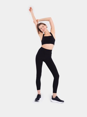 Stage Activewear Siyah Sıkılaştırıcı Bra