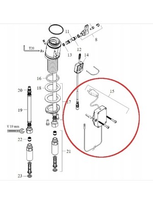 Hansgrohe Fotoselli Lavabo Batarya Adaptörü