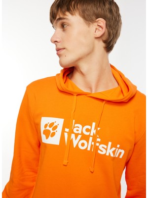 Jack Wolfskin Turuncu Erkek Kapüşonlu Sweatshirt Arthur Hoody M