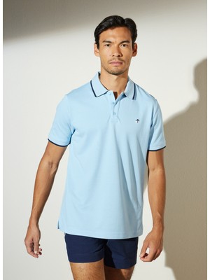 Brooks Brothers Mavi Erkek Polo T-Shirt BBSP23MTS013