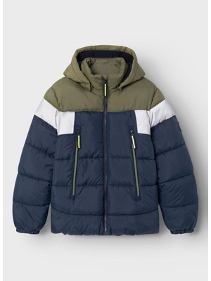 Name It Lacivert Erkek Mont Nkmmontel Puffer Jacket Refl. Block