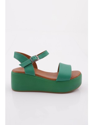 DGN 6002 Kadin Kalin Taban Sandalet