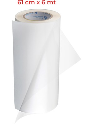 ŞEFFAF YAPIŞKANLI FOLYO 61 CM X 6 METRE