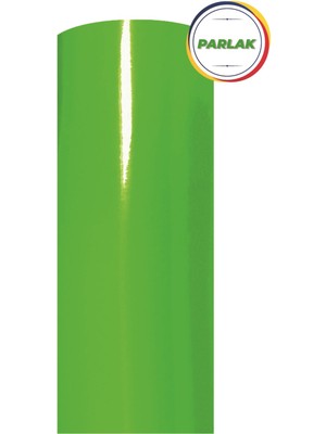 Parlak Yeşil Yapışkanlı Kaplama Folyosu 61 CM X 3 MT