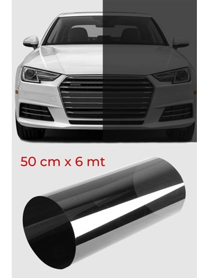 Cam Filmi Siyah Amerikan Çizilmez  Orta ton 50 cm x 6 metre