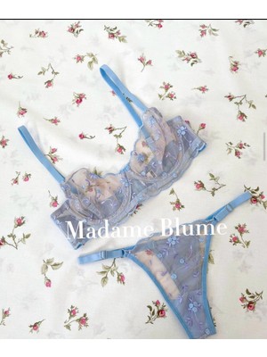 Madame Blume Lingerie - Pluma Balenli Bralet Takımı