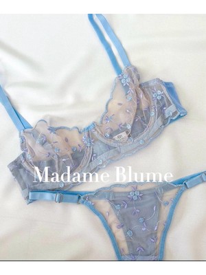 Madame Blume Lingerie - Pluma Balenli Bralet Takımı