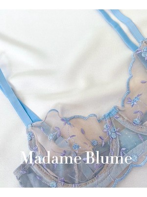 Madame Blume Lingerie - Pluma Balenli Bralet Takımı