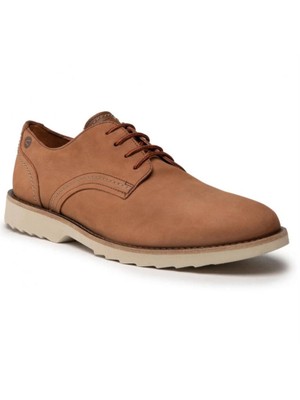 Clarks Fallhill Plain Koyu Taba Erkek Ayakkabı