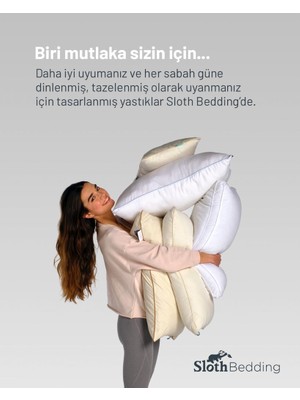 Sloth Bedding Slothy Classy Yastık 50X70X17 cm Slothyclassy