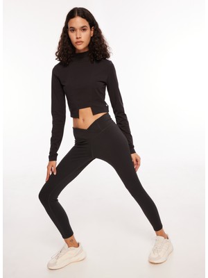 Reebok Siyah Kadın Tayt HT4937 Wor Basic Tight