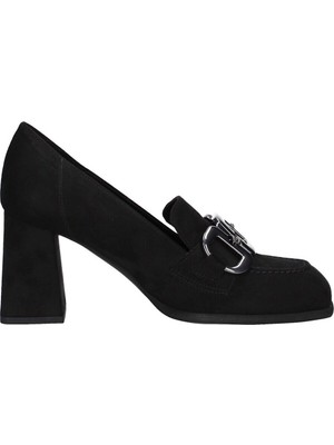Comart Kadın Topuklu 1H4638 Comart 4638 Camoscıo Nero