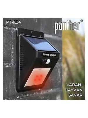 Panther PT-K24 Solar LED Sokak Lambası Yabani Hayvan Savar