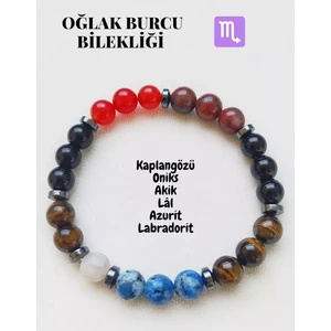 Oğlak Burcu Doğaltaş Bileklik Unisex