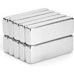 Mıknatıs AVM 30x10x5 mm Süper Güçlü Neodyum Mıknatıs Dikdörtgen (2 Adet)