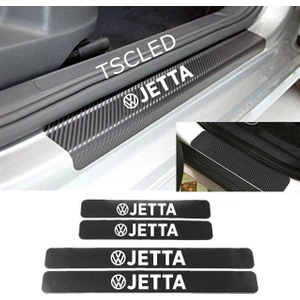 V W Jetta Karbon Kapı Eşiği Kaplama Sticker (4 Adet) ZZ249