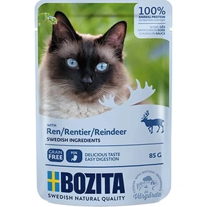 Pouch Ren Geyiği Etli Tahılsız Yetişkin Konserve Kedi Maması 85 gr