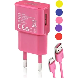 Dvr Gsm Subzero Şarj Cihazı, 2.0A 5 V Micro USB Renkli Şarj Aleti Ev Tipi Subzero SG11