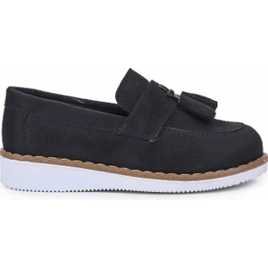 Kiko Kids Papyonlu Erkek Bebek Sünnet Ayakkabısı 184 Süet Siyah