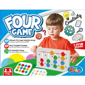 Four Colour Oyunu - Montessori Zeka Oyunu - Rubik Abaküs