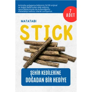 Matatabi -Stıck (7 Adet)- Kediler Için Diş Temizleyen ve Stres Gideren Oyuncak