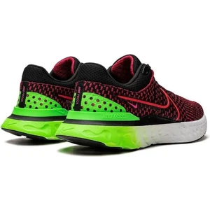 Infinity React Run Flyknit 3 Running Shoes White Erkek Koşu Ayakkabısı Kırmızı Siyah