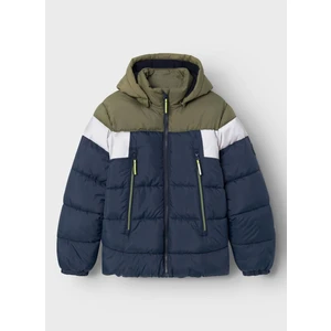 Name It Lacivert Erkek Mont Nkmmontel Puffer Jacket Refl. Block