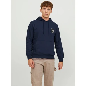 Jack & Jones Kapüşonlu Lacivert Erkek Sweatshirt 12251998