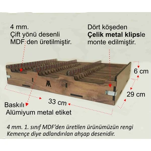 Md-60 Ahşap Ziyaretçi Kart Kutusu