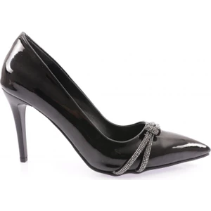 KN-02-23Y Kadin Silver Taşli Bantli Abiye Ayakkabi