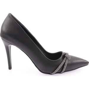 KN-02-23Y Kadin Silver Taşli Bantli Abiye Ayakkabi
