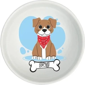 Seramik Mama Kabı Dog Bone 400 ml 15  cm