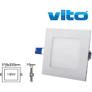 18W Sıva Altı Kare Led Panel Günışığı 3000K